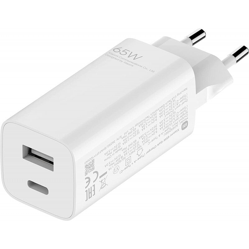 Mi 65W Fast GaN Charger (Type-A + Type-C)